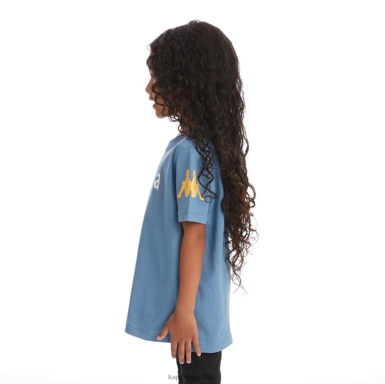 Kappa niños camiseta paroo auténtica para niños azul claro B8N4D756