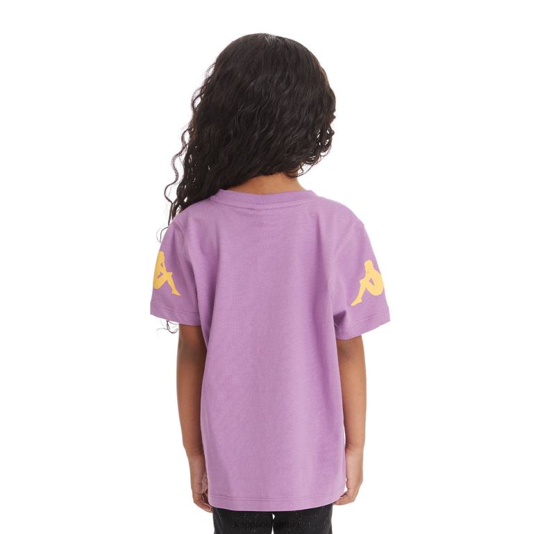 Kappa niños camiseta paroo auténtica para niños lavanda violeta B8N4D741