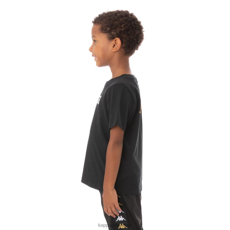 Kappa niños camiseta runis autentica para niños humo negro B8N4D759