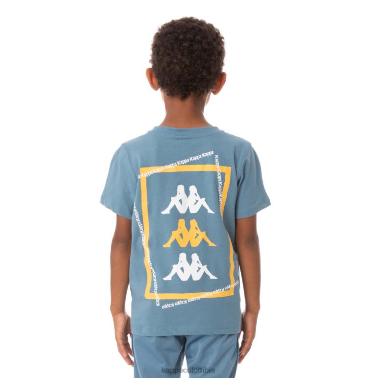 Kappa niños camiseta vlado auténtica para niños azul claro B8N4D753