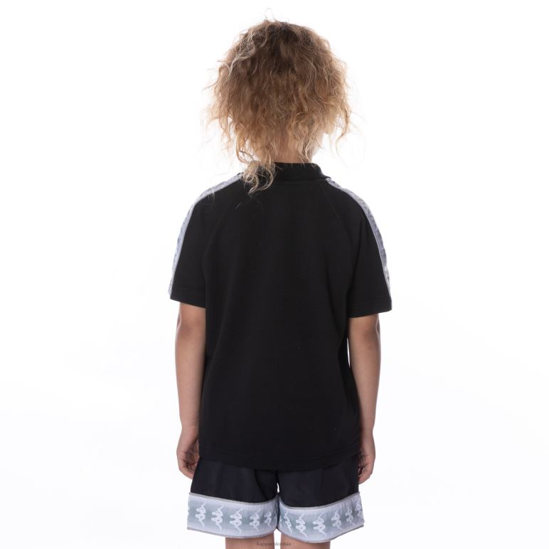 Kappa niños polo 222 banda calgar niño negro azabache B8N4D653