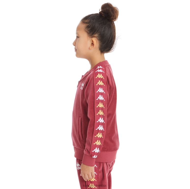 Kappa niños chaqueta deportiva 222 banda benettin para niños borgoña B8N4D440