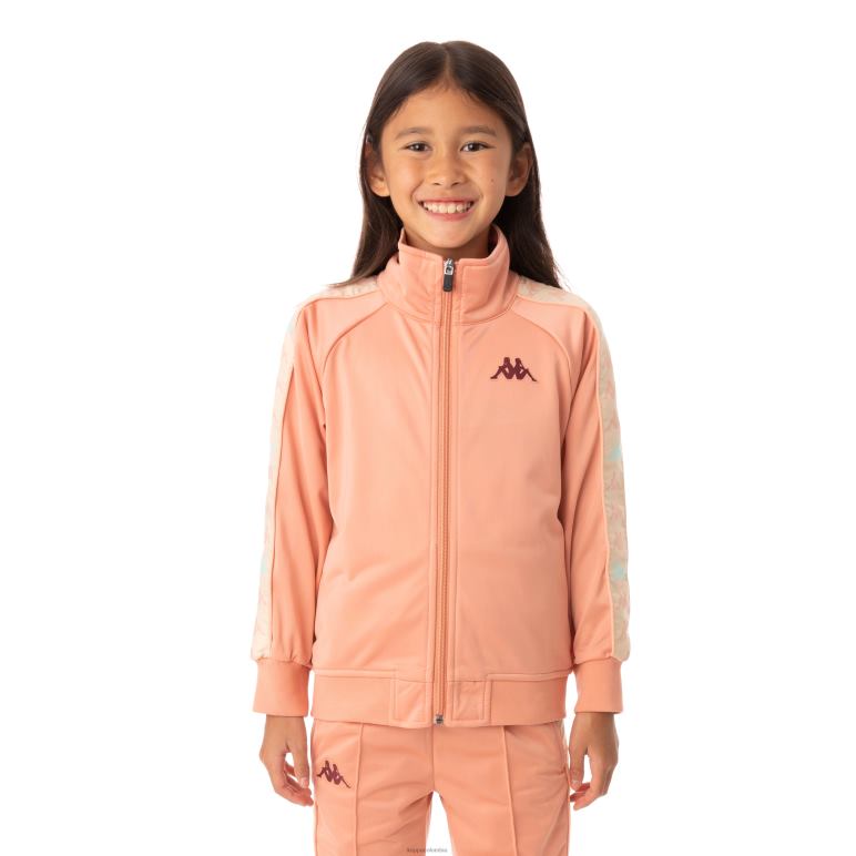 Kappa niños chaqueta deportiva 222 banda dullo para niños coral rosa B8N4D444