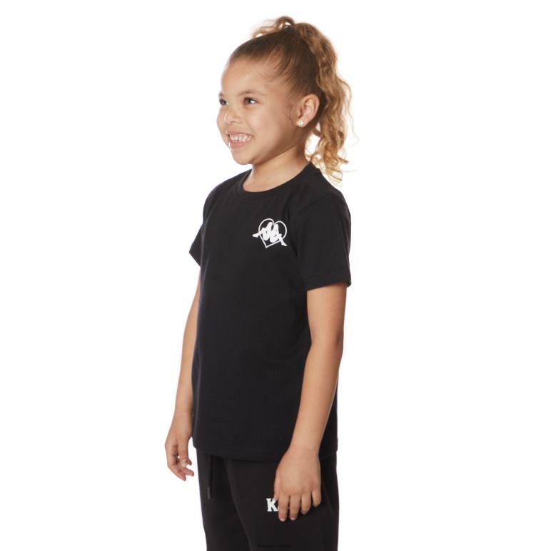 Kappa niños camiseta bytom auténtica para niños azabache negro B8N4D642