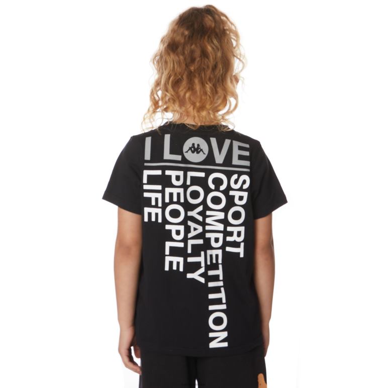 Kappa niños camiseta bytom auténtica para niños azabache negro B8N4D642