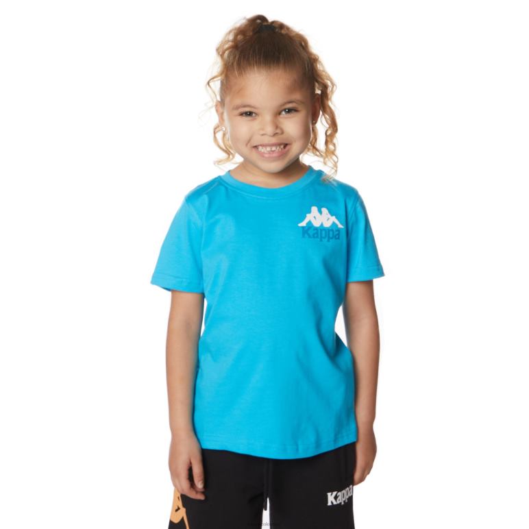 Kappa niños camiseta niños authentic ables turquesa B8N4D645