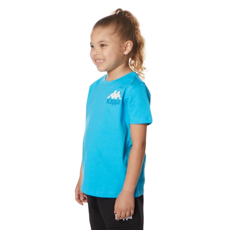Kappa niños camiseta niños authentic ables turquesa B8N4D645