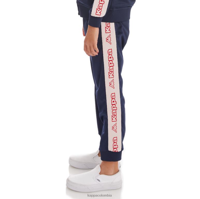 Kappa niños pantalones de chándal alic 2 con cinta del logo para niños Armada B8N4D485