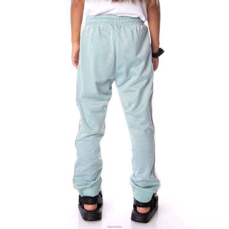 Kappa niños pantalones de chándal alic 2 con cinta del logo para niños azul claro B8N4D456