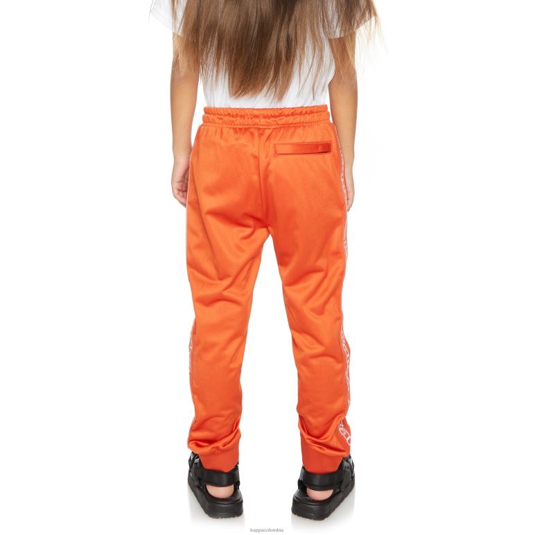 Kappa niños pantalones de chándal alic 2 con cinta del logo para niños naranja quemada B8N4D453