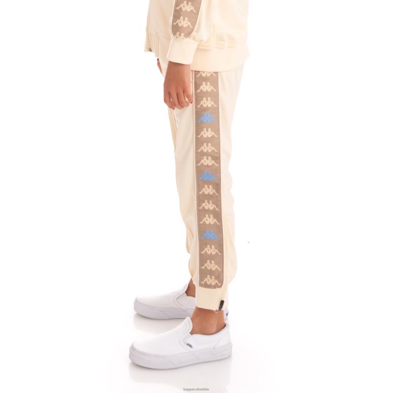 Kappa niños pantalones deportivos 222 banda deky para niños beige B8N4D500