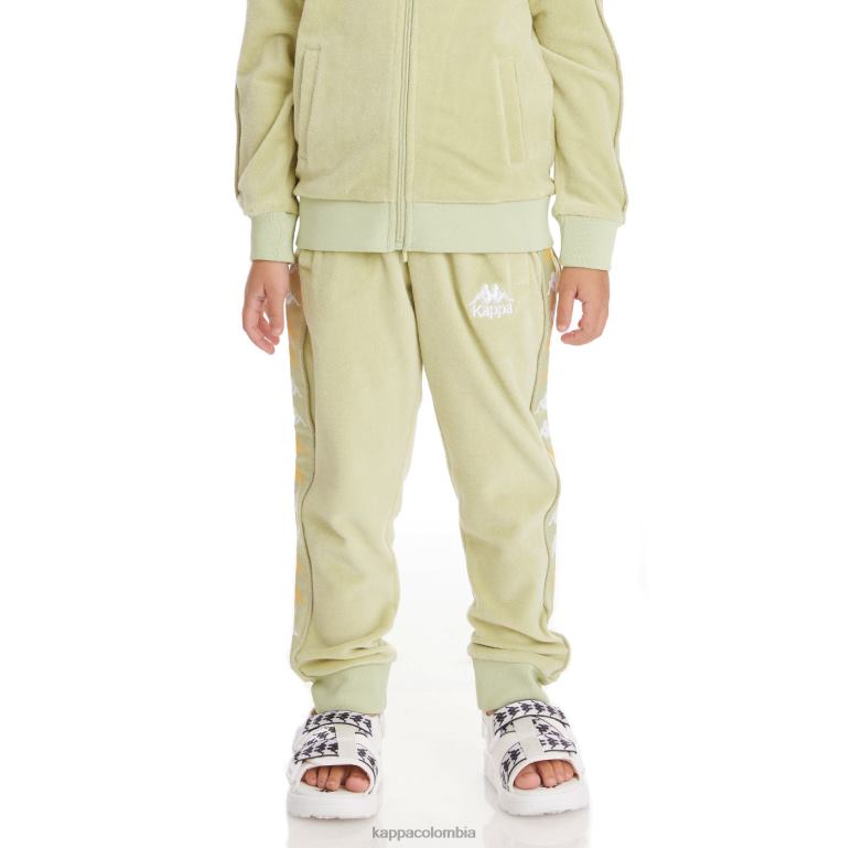 Kappa niños pantalones deportivos 222 banda lorence para niños salvia verde B8N4D479