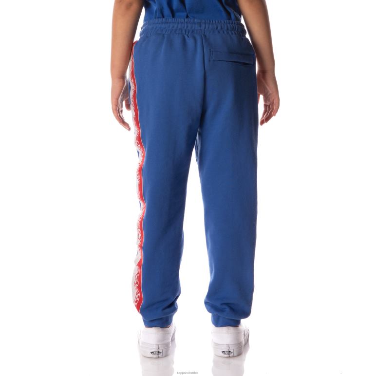 Kappa niños pantalones de chándal danira con cinta del logo azul B8N4D576