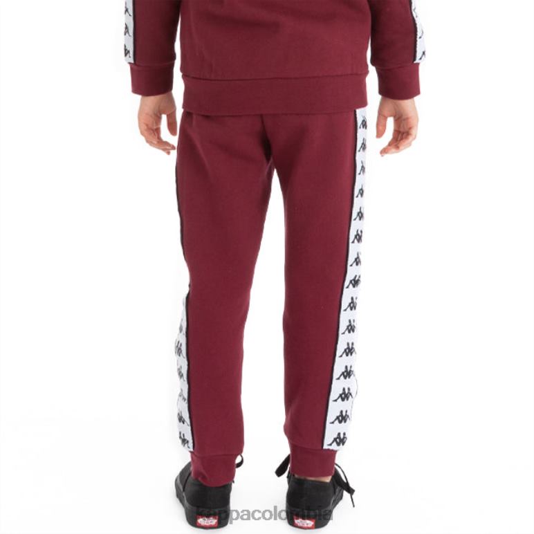 Kappa niños pantalones deportivos 222 banda alanz 2 niños naranja llama blanca B8N4D613